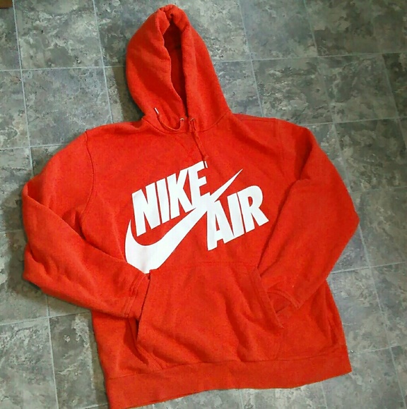 nike air orange hoodie